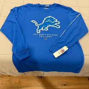 Detroit Lions Blue Long Sleeve Shirt